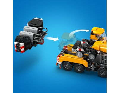LEGO® City 60409 Žltý pojazdný stavebný žeriav
