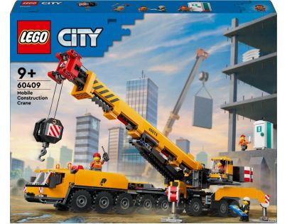 LEGO® City 60409 Žltý pojazdný stavebný žeriav
