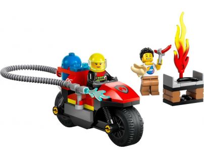 LEGO® City 60410 Hasičská záchranárska motorka