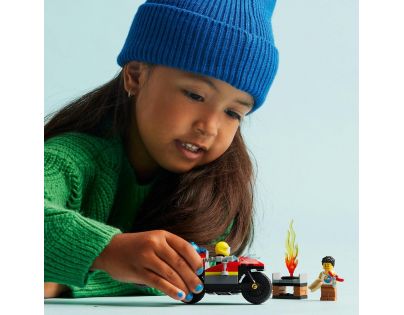 LEGO® City 60410 Hasičská záchranárska motorka