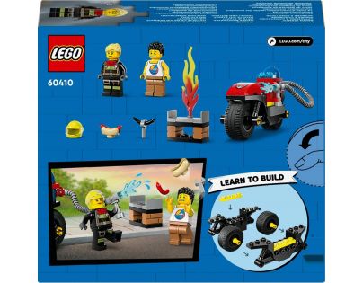 LEGO® City 60410 Hasičská záchranárska motorka