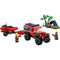 LEGO® City 60412 Hasičské vozidlo 4 x 4 a záchranný čln 2