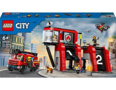LEGO® City 60414 Hasičská stanica s hasičským vozidlom - Poškodený obal
