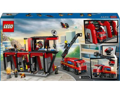 LEGO® City 60414 Hasičská stanica s hasičským vozidlom - Poškodený obal