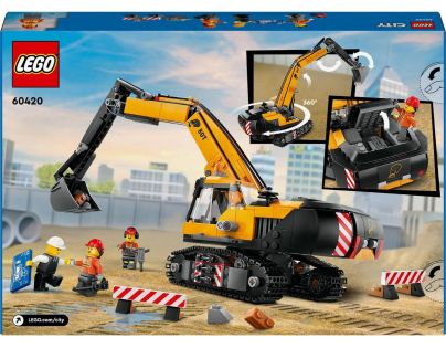 LEGO® City 60420 Žltý bager - Poškodený obal