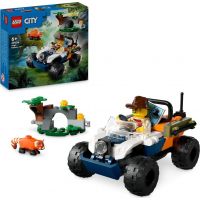 LEGO® City 60424 Štvorkolka na prieskum džungle Misia panda červená