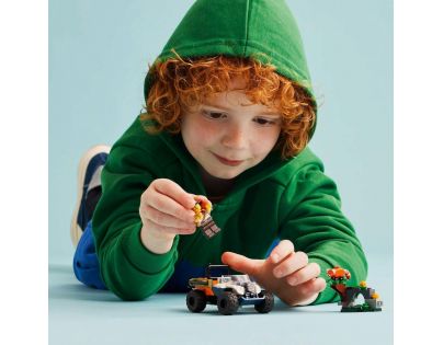 LEGO® City 60424 Štvorkolka na prieskum džungle Misia panda červená