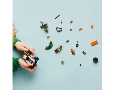 LEGO® City 60424 Štvorkolka na prieskum džungle Misia panda červená