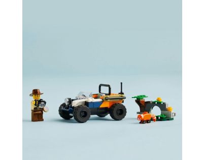 LEGO® City 60424 Štvorkolka na prieskum džungle Misia panda červená