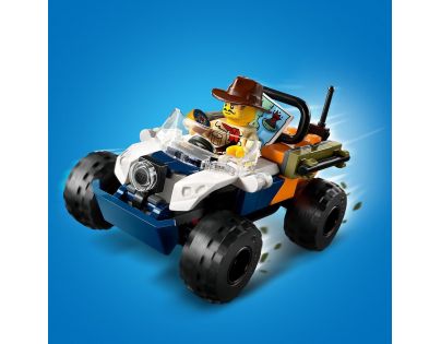 LEGO® City 60424 Štvorkolka na prieskum džungle Misia panda červená