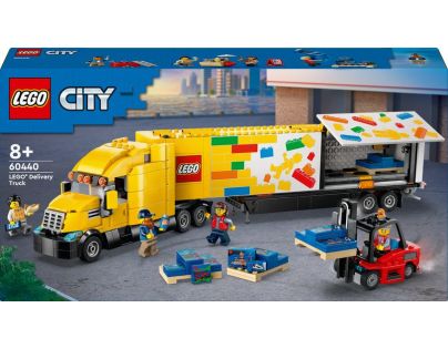LEGO® City 60440 Žltý kamión doručovacej služby - Poškodený obal