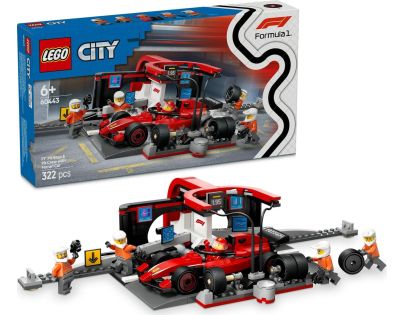 LEGO® City 60443 Zastávka v F1® a Pit Crew s autom Ferrari