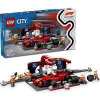 LEGO® City 60443 Zastávka v F1® a Pit Crew s autom Ferrari