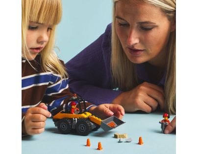 LEGO® City 60450 Žltý stavebný lopatový nakladač