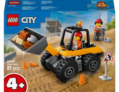 LEGO® City 60450 Žltý stavebný lopatový nakladač
