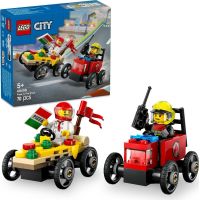 LEGO® City 60458 Pretekársky balíček: Rozvoz pizzy vs. hasičské auto