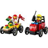 LEGO® City 60458 Pretekársky balíček: Rozvoz pizzy vs. hasičské auto 2