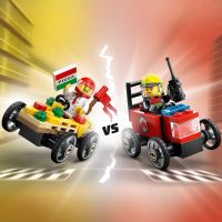 LEGO® City 60458 Pretekársky balíček: Rozvoz pizzy vs. hasičské auto 6