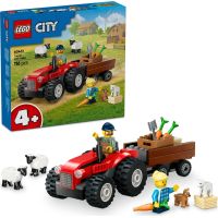 LEGO® City 60461 Červený traktor s prívesom a ovcami