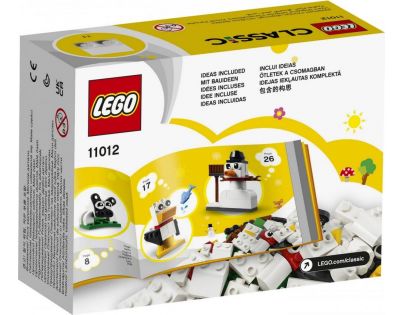 LEGO® Classic 11012 Biele kreatívne kocky