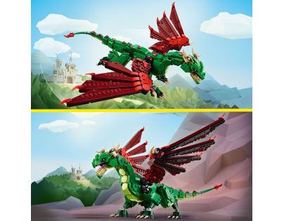 LEGO® Creator 3 v 1 31161 Stredoveký drak - Poškodený obal