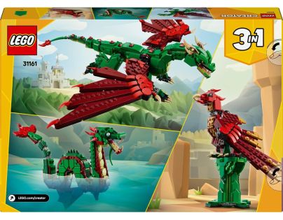 LEGO® Creator 3 v 1 31161 Stredoveký drak - Poškodený obal