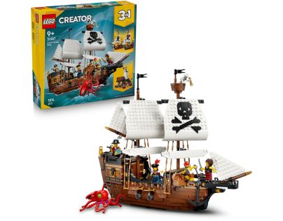 LEGO® Creator 3 v 1 31387 Kultová pirátska loď