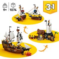 LEGO® Creator 3 v 1 31387 Kultová pirátska loď 3