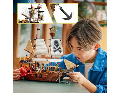 LEGO® Creator 3 v 1 31387 Kultová pirátska loď