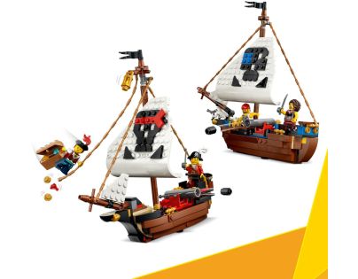 LEGO® Creator 3 v 1 31387 Kultová pirátska loď