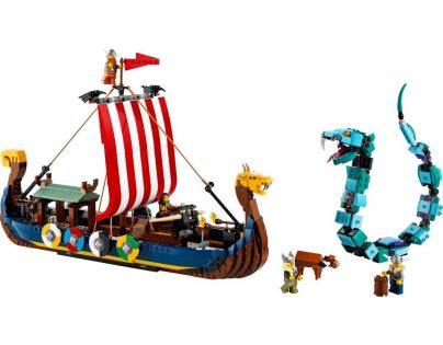 LEGO® Creator 31132 Vikinská loď a morský had