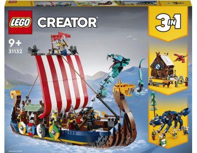 LEGO® Creator 31132 Vikinská loď a morský had