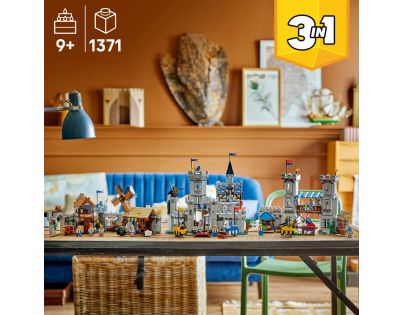 LEGO® Creator 3v1 31168 Stredoveký hrad a rytieri na koňoch