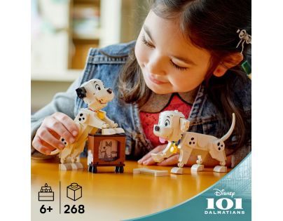 LEGO® Disney 43271 Šteniatka Šťastko a Penny z filmu 101 dalmatíncov - Poškodený obal