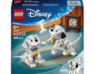 LEGO® Disney 43271 Šteniatka Šťastko a Penny z filmu 101 dalmatíncov - Poškodený obal