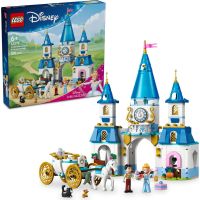 LEGO® Disney Princess 43275 Popoluškin zámok a kočiar s koňmi