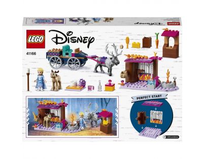 LEGO® Disney Princess™ 41166 Elsa a dobrodružstvo s povozom