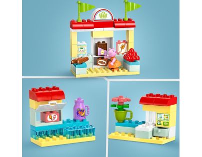 LEGO® DUPLO® 10434 Prasiatko Peppa a supermarket - Poškodený obal