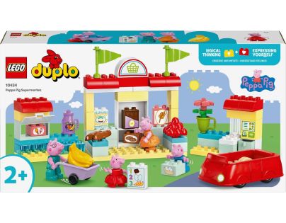 LEGO® DUPLO® 10434 Prasiatko Peppa a supermarket - Poškodený obal