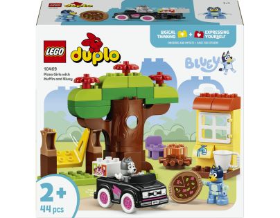 LEGO® DUPLO® 10469 Muffin, Bluey a rozvoz pizze