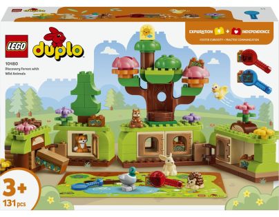 LEGO® DUPLO® 10480 Les plný objavov a divokých zvieratiek