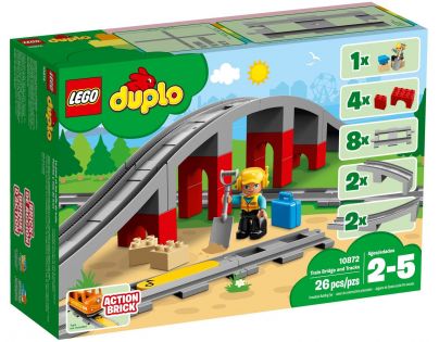 LEGO® DUPLO® 10872 Vlakový most a koľajnice - Poškodený obal