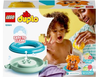 LEGO® DUPLO® 10964 Legrace vo vani Plávajúce panda červená