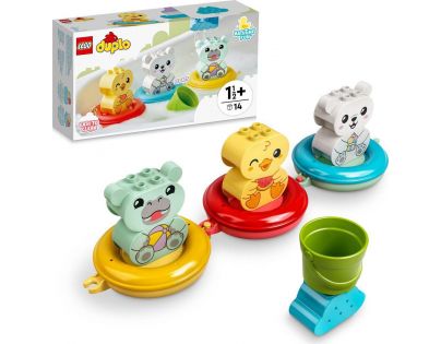 LEGO® DUPLO® 10965 Legrace vo vani Plávajúci vláčik so zvieratkami - Poškodený obal