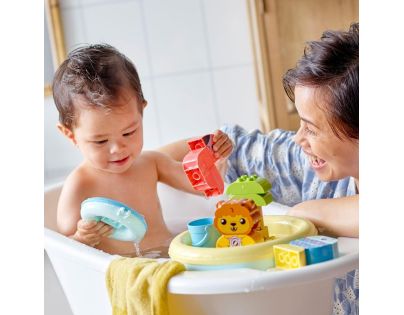 LEGO® DUPLO® 10966 Legrace vo vani Plávajúci ostrov so zvieratkami - Poškodený obal