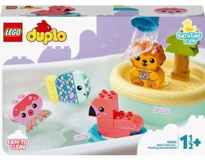 LEGO® DUPLO® 10966 Legrace vo vani Plávajúci ostrov so zvieratkami - Poškodený obal