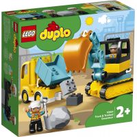 LEGO DUPLO Town 10931 Nákladiak a pásový bager - Poškodený obal 4