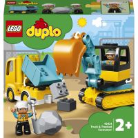 LEGO DUPLO Town 10931 Nákladiak a pásový bager 6