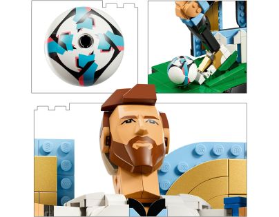 LEGO® Editions 43015 Lionel Messi – Futbalová legenda