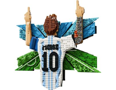 LEGO® Editions 43018 Lionel Messi – Okamžik víťazstvo